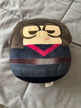 Squishmallows plush the character Edna Mode from Disney Pixar's The Incredibles.